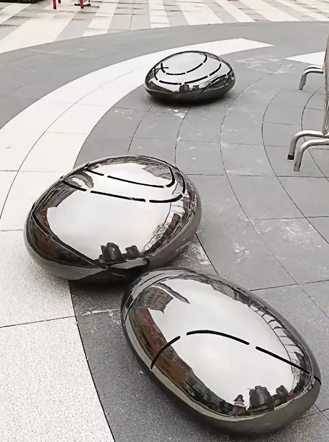 白钢雕塑2（山东临沂罗庄区）